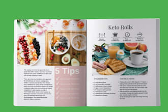 write authentic cookbook recipe book, cookbook formatting, ebook cookbook design