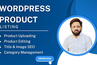 do wordpress data entry and woocommerce product listing