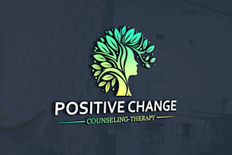 do unique mental health, wellness, yoga, medical, coaching logo creation