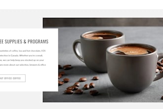 design private label coffee shopify store coffee tea matcha store beverage store
