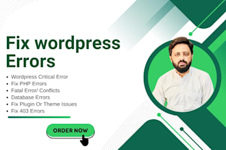 fix wordpress errors, bug fix, cache problems