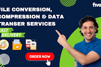do any file conversion, compression or data transfer fast