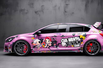 do professional car wrap, and any vehicle wrap design