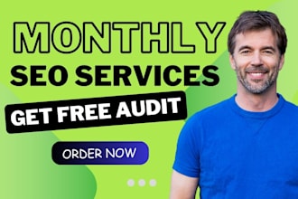 do complete monthly SEO services for organic traffic