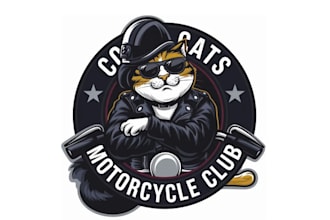 design thrilling motorcycle club logo