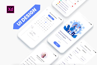 create stunning mobile app design, UX design, wireframes