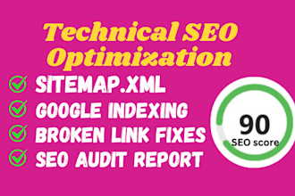 do on page and technical SEO fixes for your wordpress website