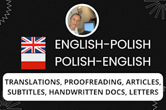 natively translate anything in polish and english
