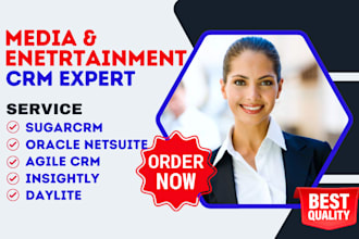 do sugarcrm netsuite agilecrm insightly daylite media and entertainment crm
