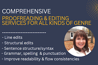 grammar check, spell check, edit and proofread your document