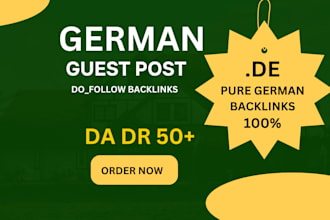 do pure dofollow german backlinks with high quality guest posting germany sites