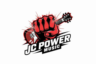 design inventive attend power music logo