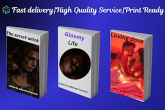 do professional book cover and ebook cover