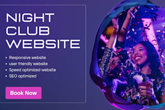 night club website festival website lounge website night party website nightclub