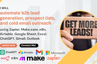 automate b2b lead generation, prospect lists, and cold email outreach