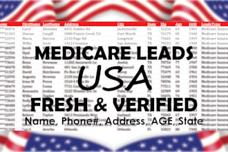 provide fresh medicare insurance leads