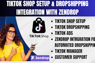 setup tiktok shop dropshipping integration with autods and zendrop fulfillment