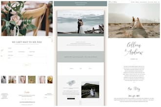 dream premium wedding website on wix