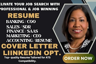 create job winning banking resume sales accounting ceo marketing and finance