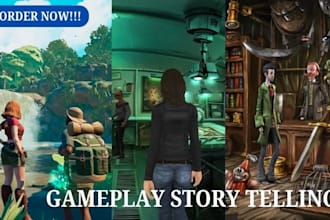 do expert game script dialogue lore creation storyline, quest, fantasy adventure