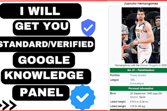 edit your current google knowledge panel for any category