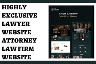 design lawyer website attorney law firm wordpress website legal office website