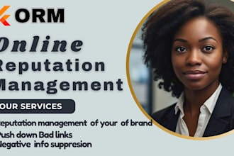 deliver effective online reputation management services ORM