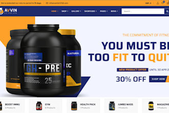 design weight loss shopify store detox tea health nutrition supplement website
