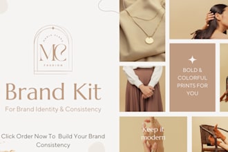 design brand kit do brand guide brand identity brand style guide logo design