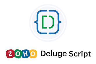 write deluge script in zoho
