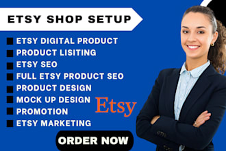 set up etsy shop etsy digital product listing  etsy SEO listing etsy shop set up