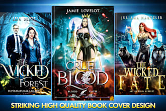 unleash fantasy book cover science fiction, romance and ebook cover design