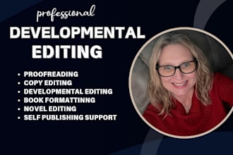 be your developmental book editor for novel, fiction and nonfiction book