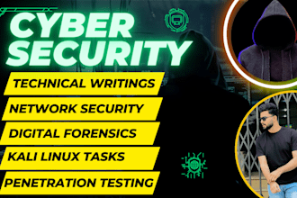 do cybersecurity project, technical writing and articles