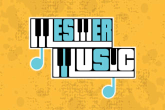 do dazzling dj band, podcast studio and music logo design