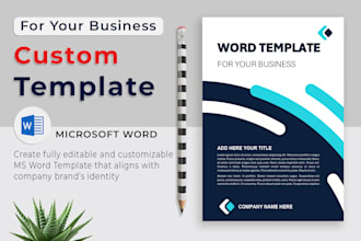 create custom word template for your business