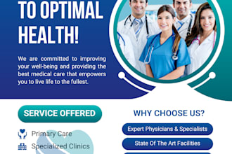 design medical flyer or brochure
