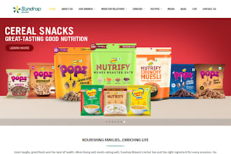 design shopify store snacks pastries sweet chocolate subscription box website