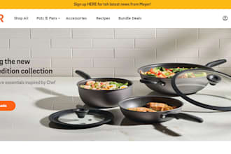 design hot selling home appliances shopify store   cook ware kitchen website
