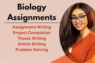 help you in biology assignments