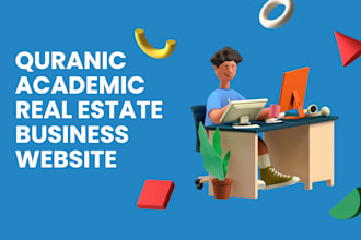 create wordress quran academic real estate local business website