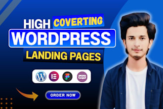 make professional and high converting wordpress landing page