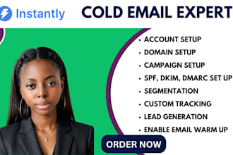 setup instantly ai automation for email warm up and cold email outreach