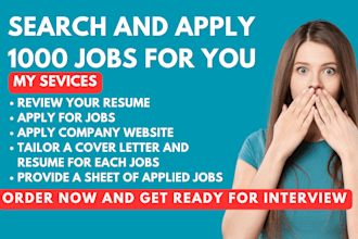 search and apply for 1000 jobs for you