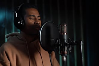 be your male singer, male vocals, rock singer, songwriter, ghostwriter rap