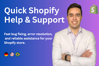 solve shopify errors and provide professional shopify support