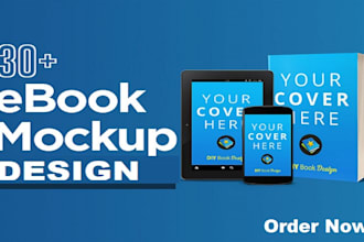 do 3d book cover mockup, ebook mockup, digital device mockup
