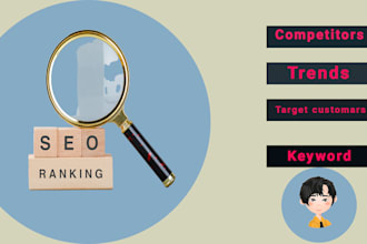 do website SEO audit report, keyword research, and competitor analysis