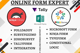 do polldaddy surveygizmo zohosurvey tallyform microsoft form ninja form typeform