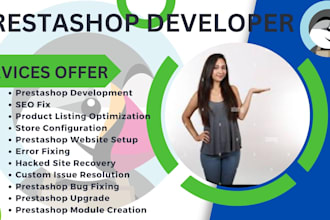 develop and customize prestashop site, prestashop theme, prestashop modules
